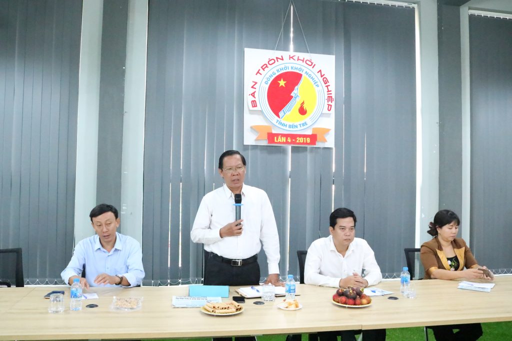 Ông Phan Văn Mãi phát biểu chỉ đạo tại Bàn tròn khởi nghiệp lần 4- năm 2019
